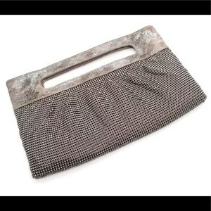 BCBG MAXAZRIA “Dimple” mesh Clutch